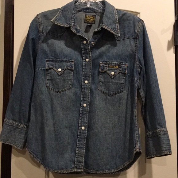 Lucky Brand Denim shirt - Picture 3 of 7